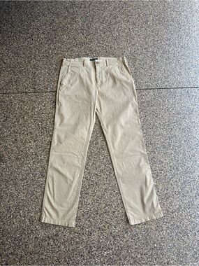 American Eagle Outfitters Tan Straight Leg Chinos